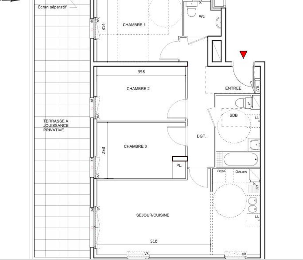 Appartement 4 pièces