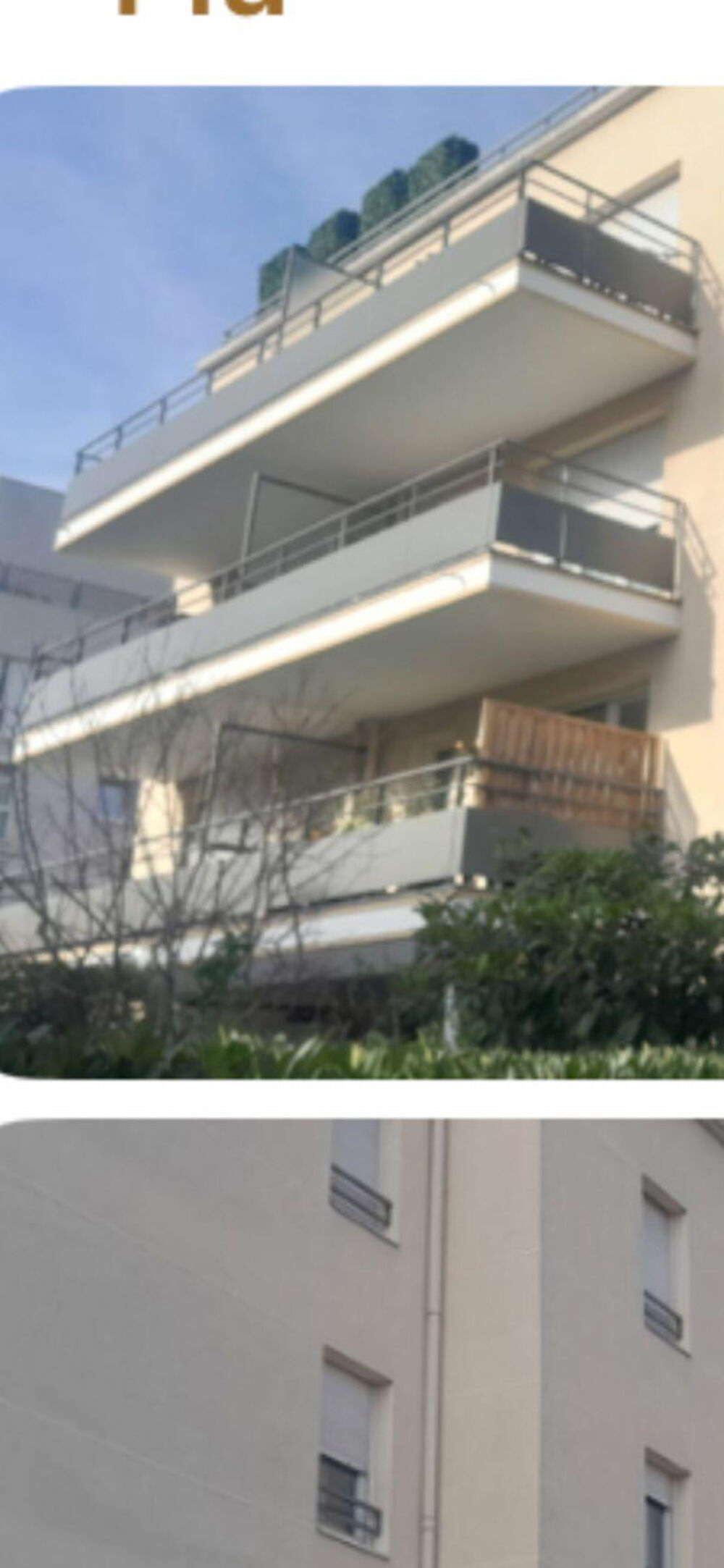 Location Appartement Appartement T3 3eme étage, terrasse, garage. Villeurbanne