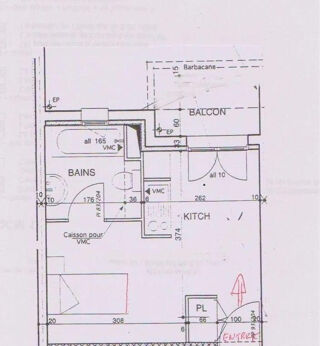  Appartement � louer 1 pi�ce 27 m�