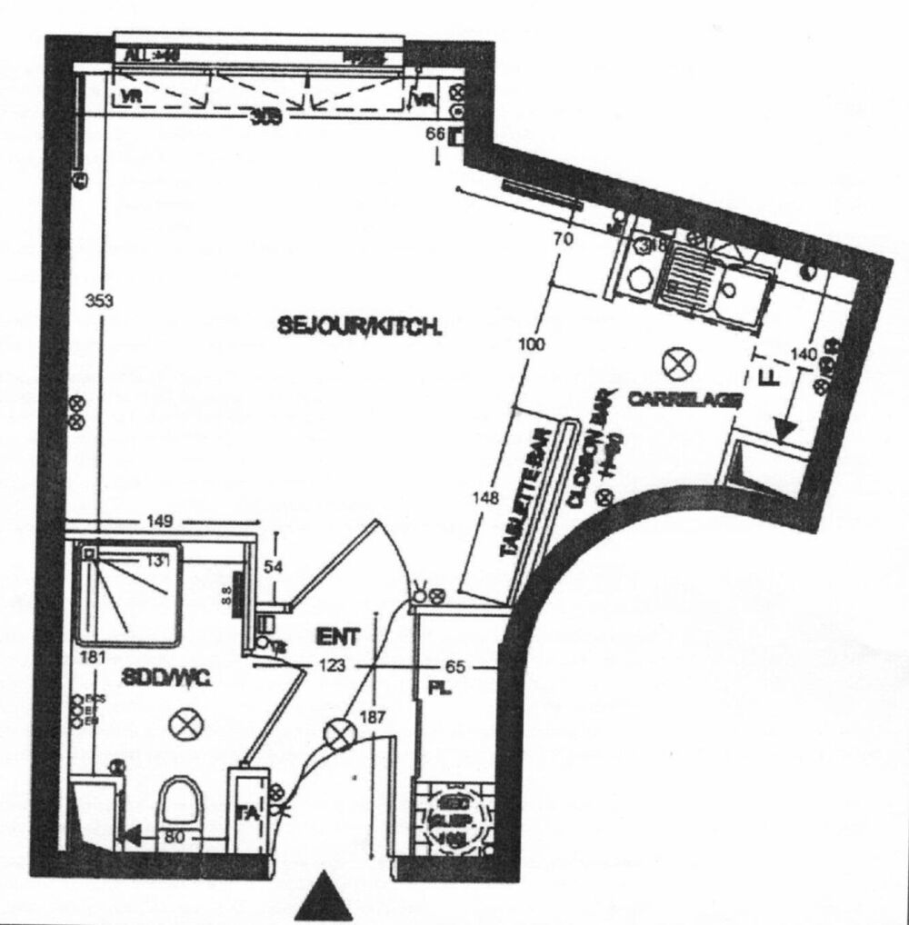 Location Appartement Studio 24m2 Asnières Gare Asnières-sur-seine