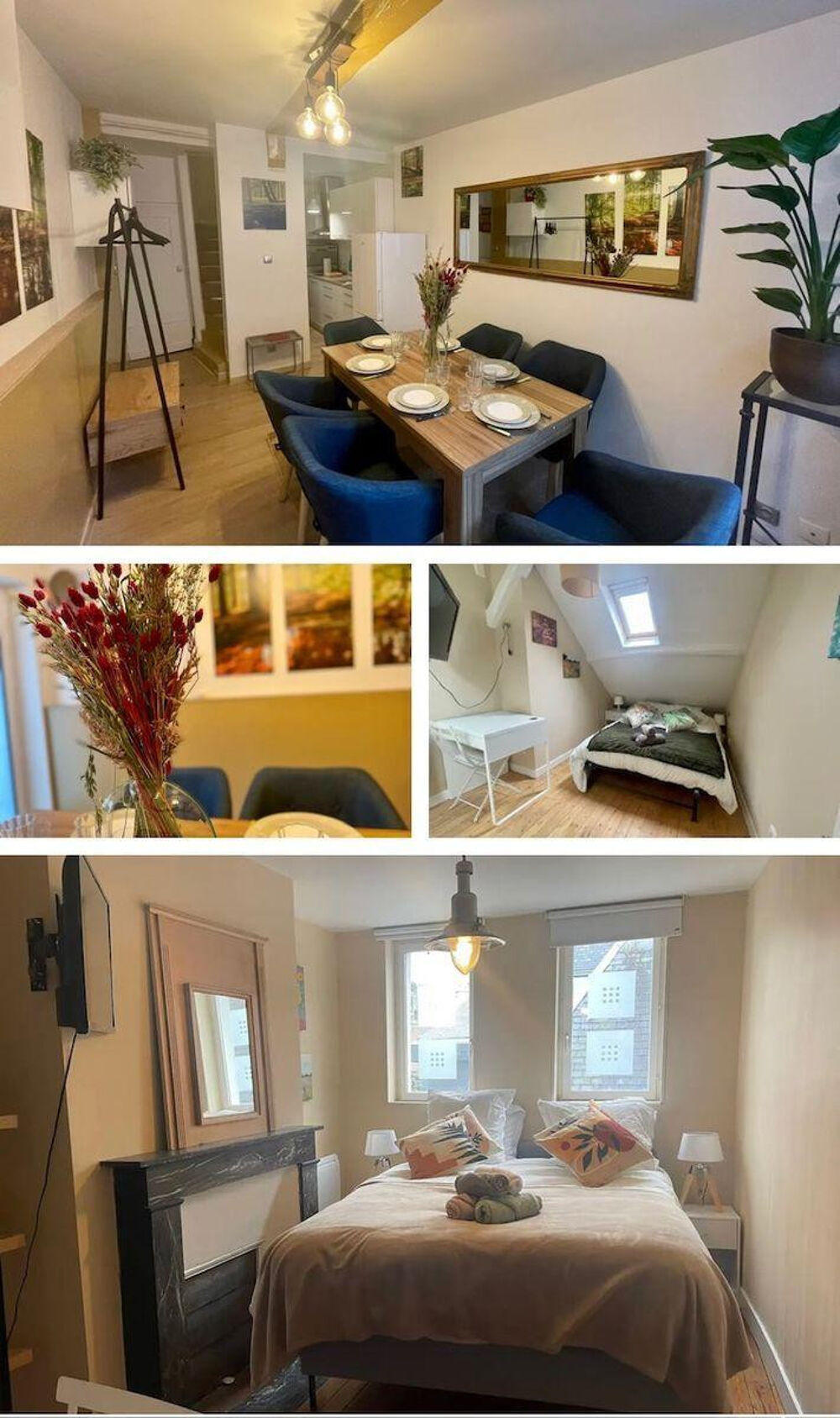 Location Maison Maison meublée , trois chambres, hypercentre Rouen