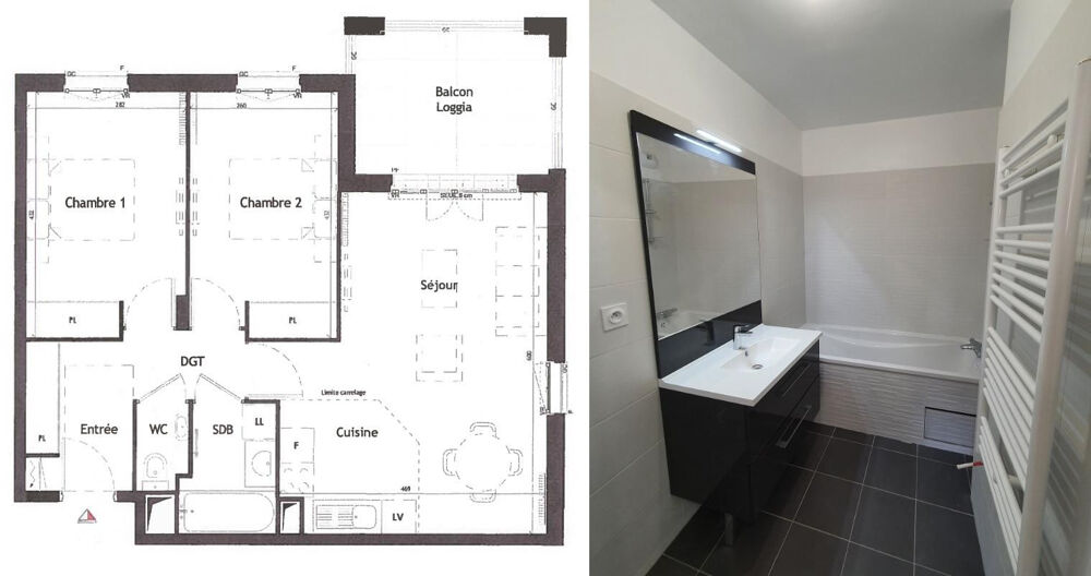 Location Appartement Appartement T3 avec loggia de 9m2 arrêt T10 NOVEOS Le plessis-robinson