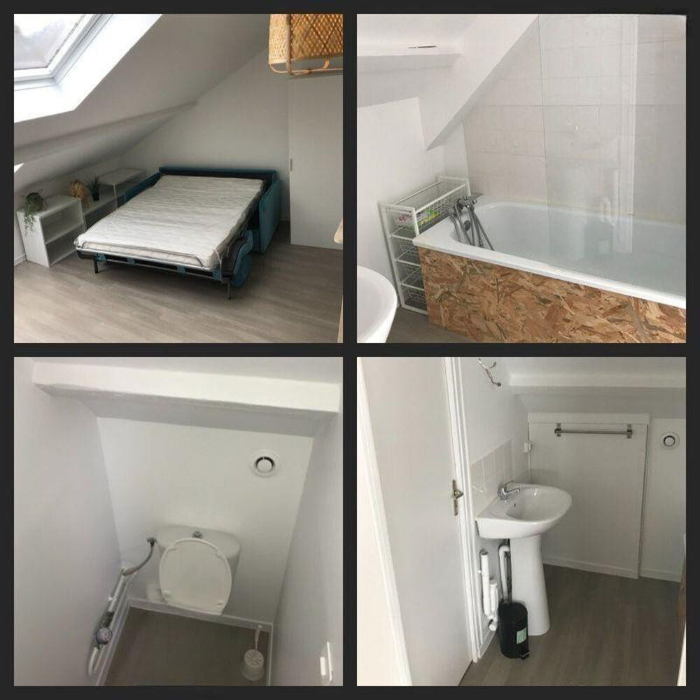 Location Appartement Studio 17 m²  (27m² mansardé) proche parc jb lebas Lille
