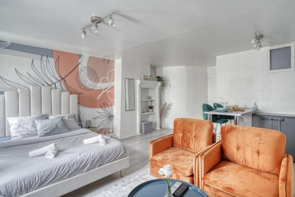 Location Appartement Beau studio 26m² meublé et chaleureux Pontoise