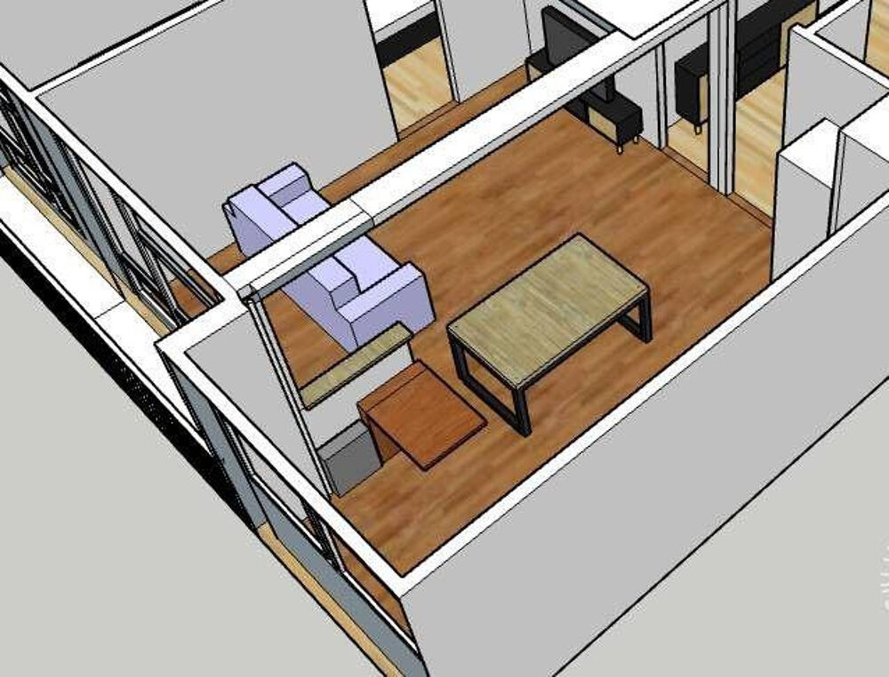Location Appartement 3 chambres dans colocation meublée solidaire 80m² Rennes