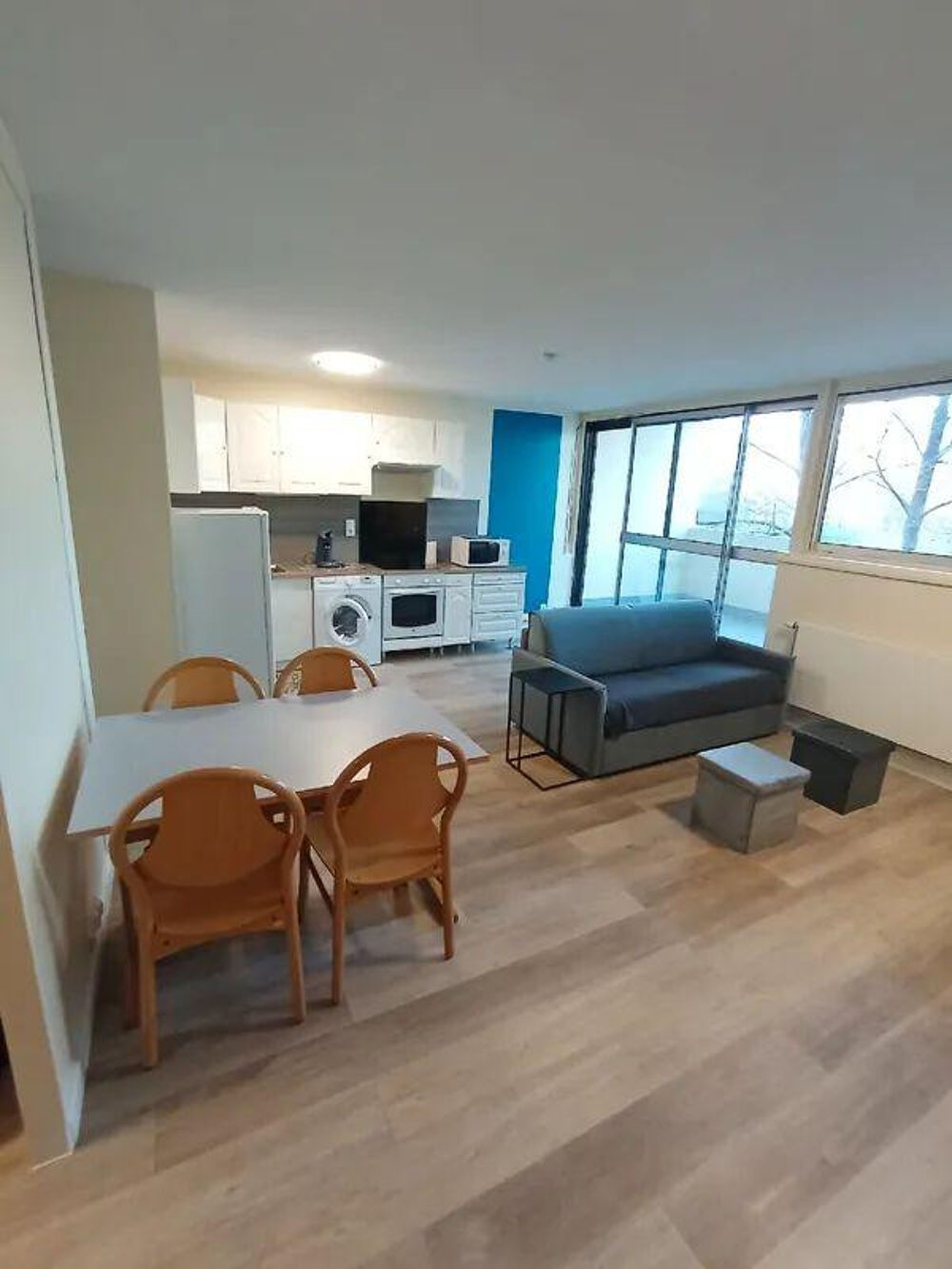 Location Appartement Grand studio meublé et rénové 40m² avec terrasse Grenoble