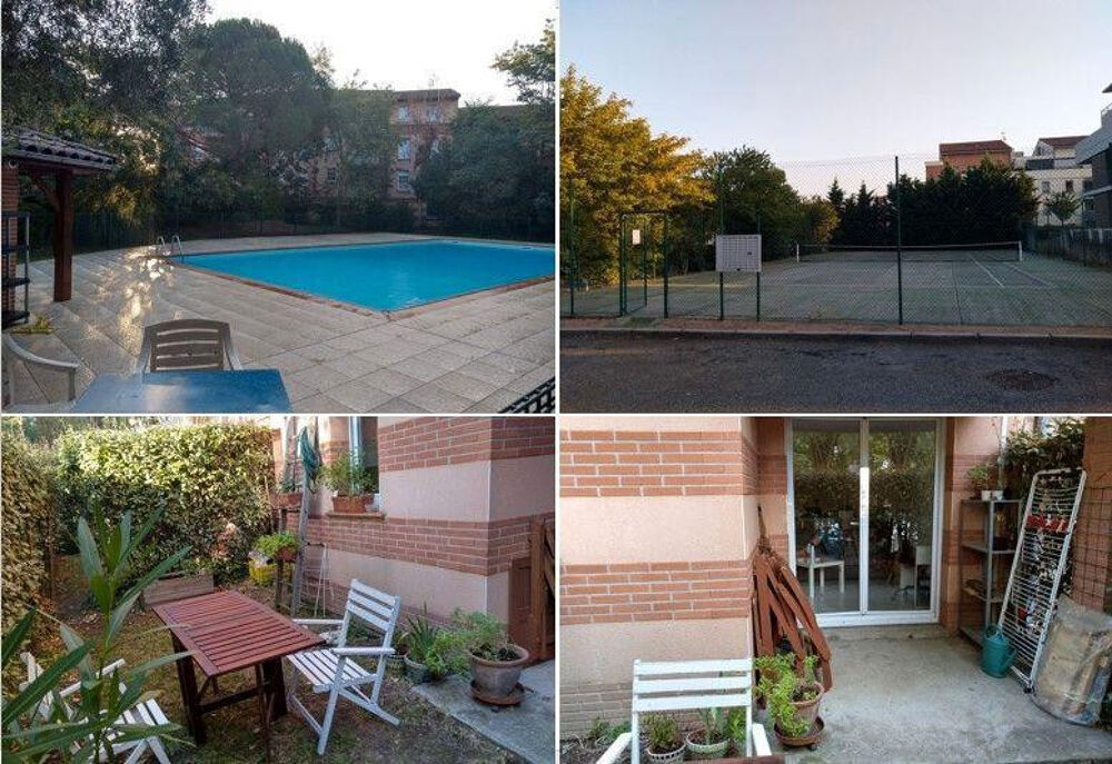Location Appartement T2 Croix Daurade au rez de chaussée avec piscine Toulouse