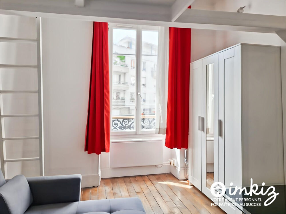 Vente Appartement Paris 20?  Studio avec mezzanine et cour privative Paris 20