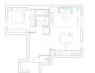 Appartement - 2 pièce(s) - 49 m², Unknown