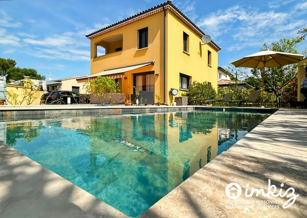 Vente Maison Villa 5 pièces,  autonomie de plain pied, piscine Bollène