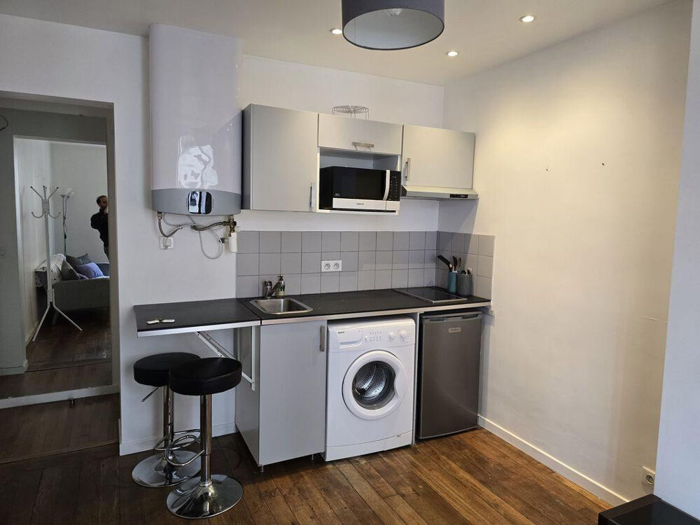 Location Appartement T2 meublé de 24m² - Paris 18? - Jules Joffrin Paris 18