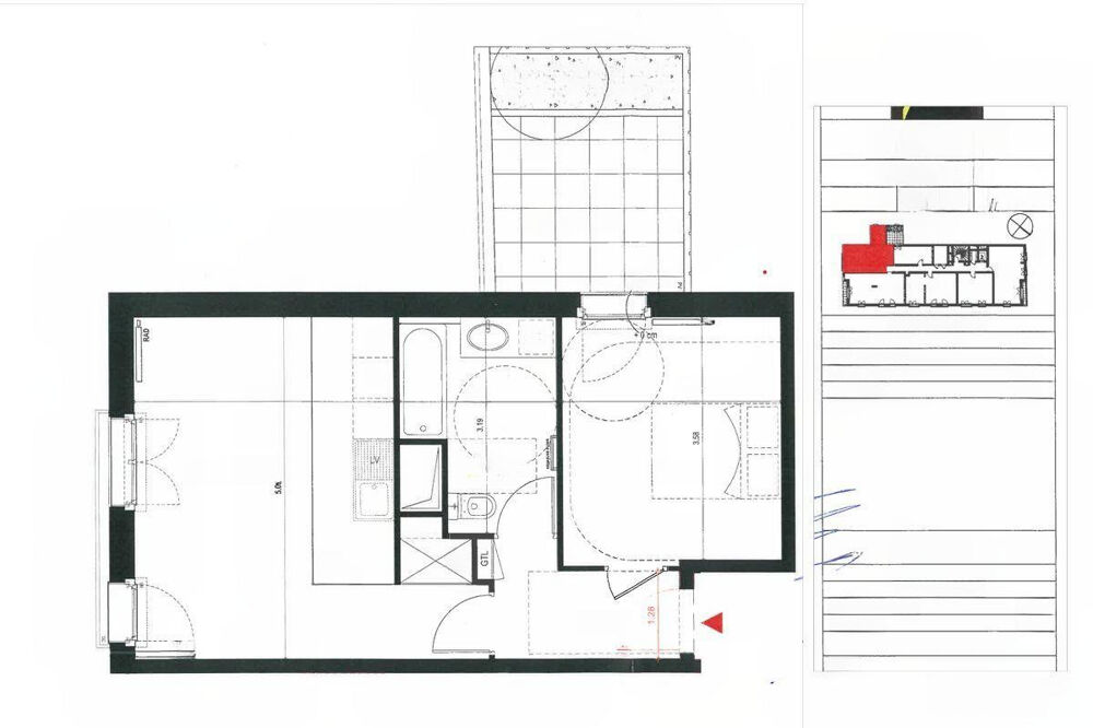 Location Appartement Clichy 2 pièces à louer Clichy