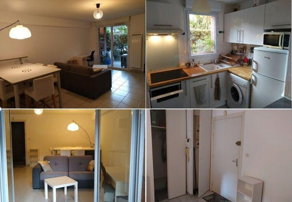 Location Appartement T2 Croix Daurade au rez de chaussée avec piscine Toulouse