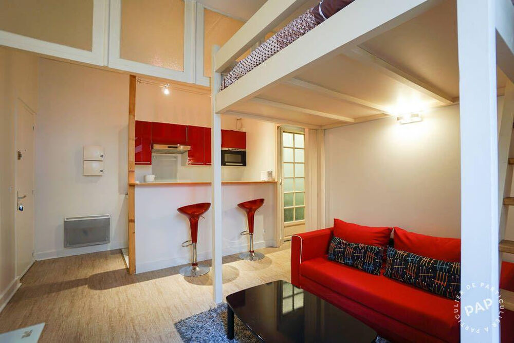 Location Appartement Location meublée studio refait à neuf21m² Paris17E Paris 17