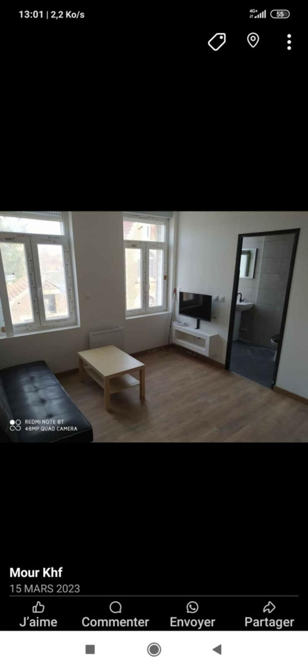 Location Appartement Appartement type 2 tout équipé Anzin Anzin