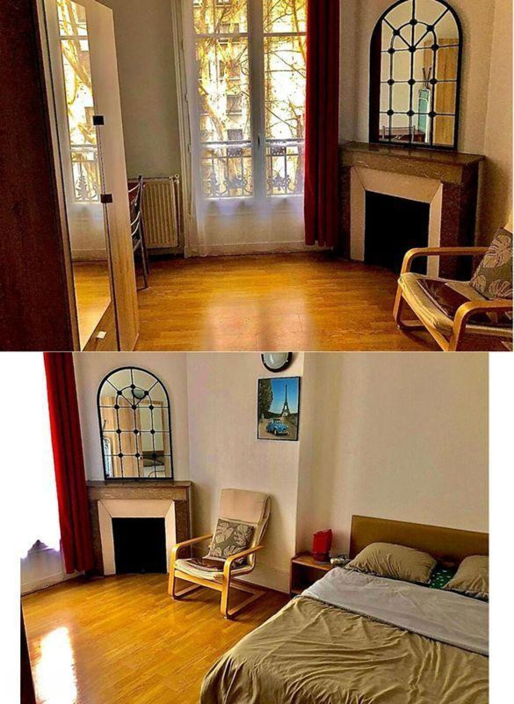 Location Appartement Location d'un appartement de 2 pièces dans le 20è Paris 20