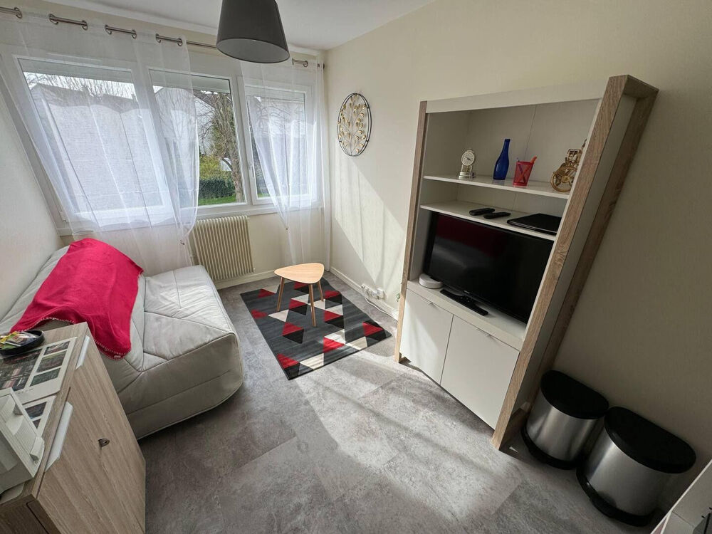 Location Appartement F1 meublé arboré calme av parking près St Hilaire Rouen