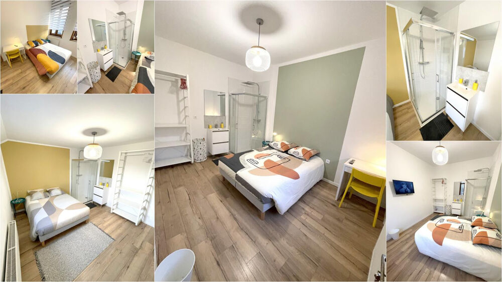 Chambre meublée SDB privative + garage
