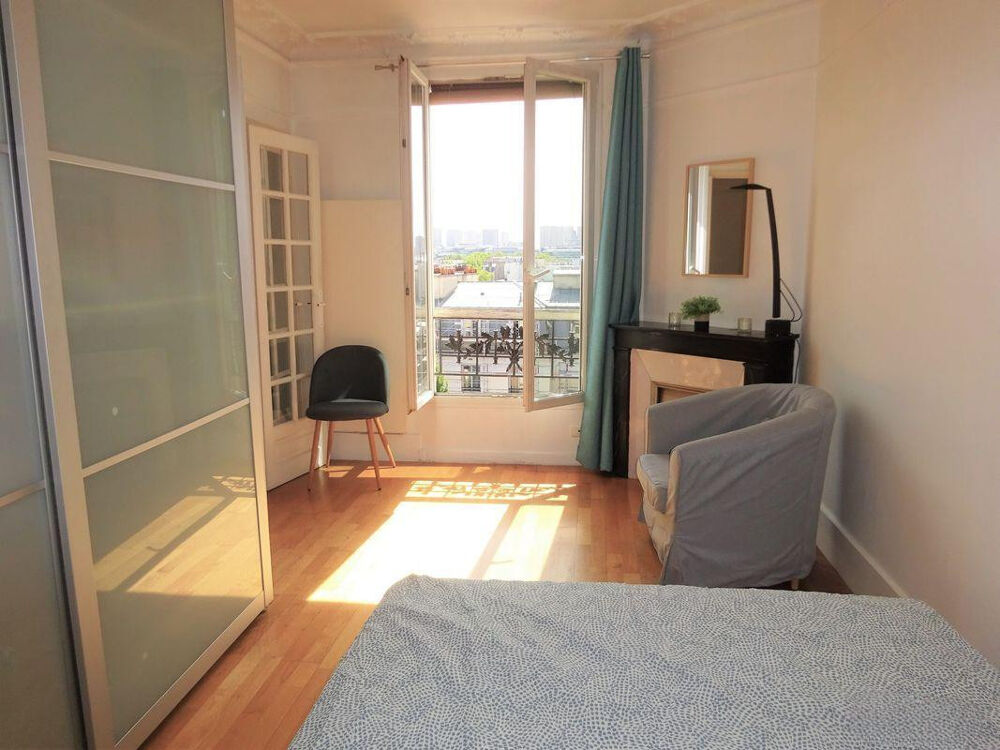 Location Appartement 46 m2 meublé - 6è étage avec ascenseur - parking Paris 12