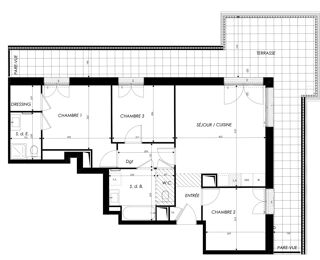  Appartement à vendre 4 pièces 72 m²