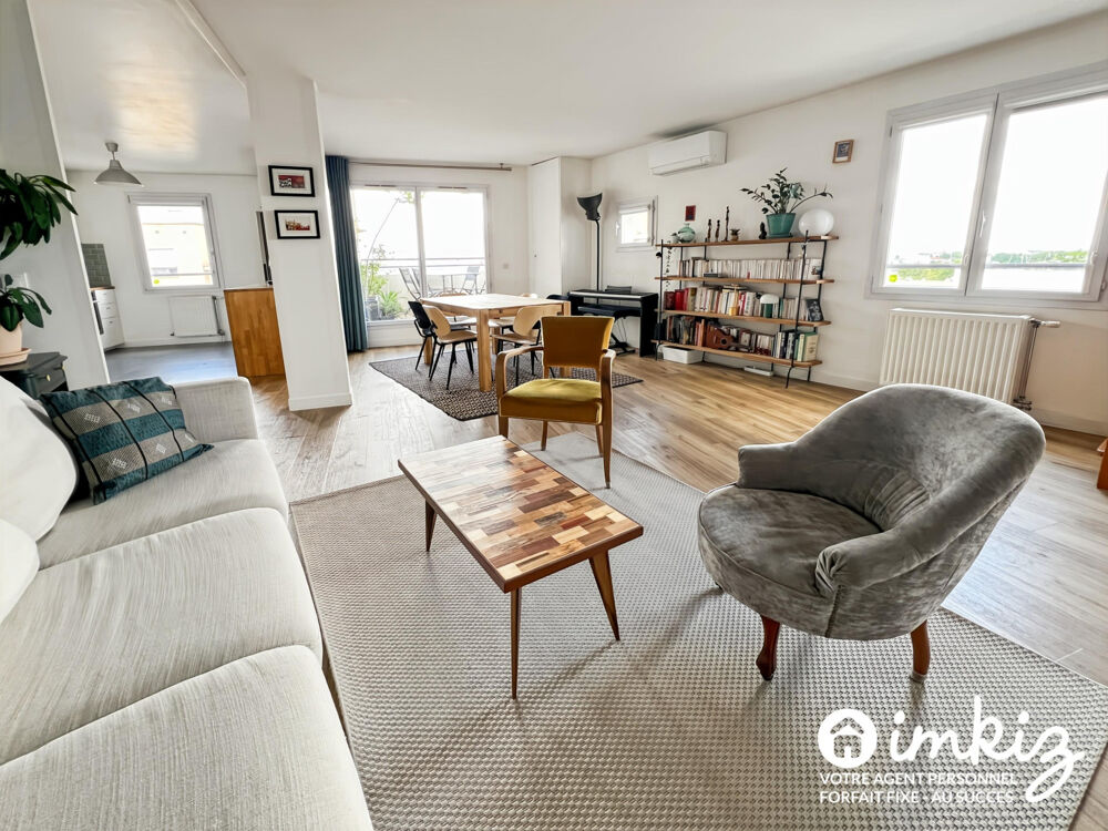 Vente Appartement Duplex 99m² rénové, terrasse - climatisé - 2 boxes Choisy-le-roi