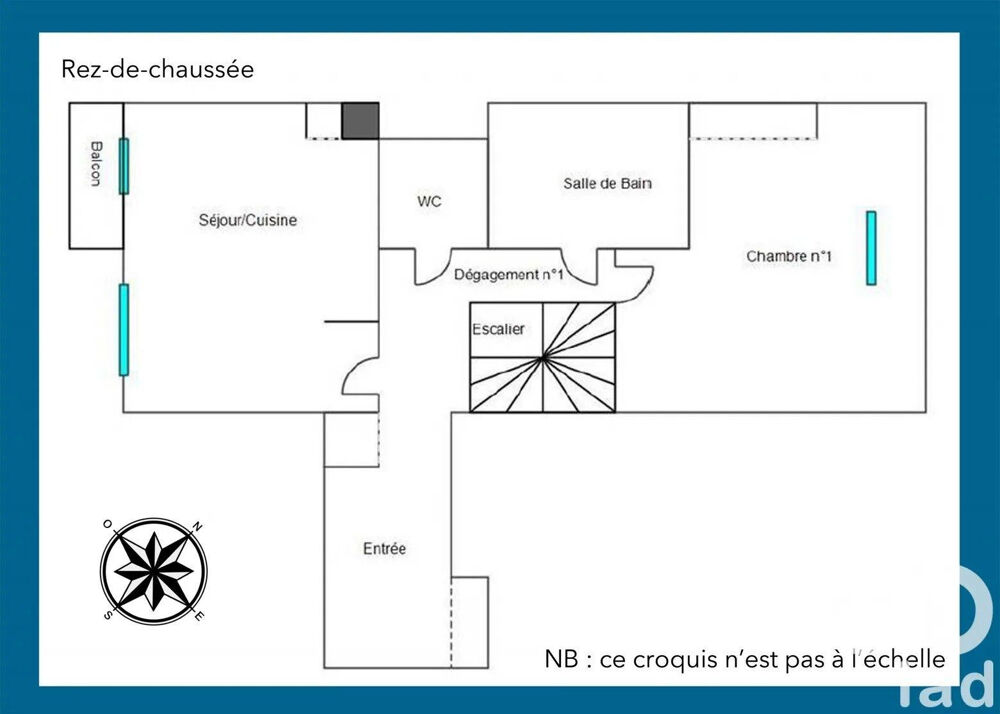 Location Appartement Duplex 4P meublé, balcon, pking, 78m2 boutin/96m2 Nantes