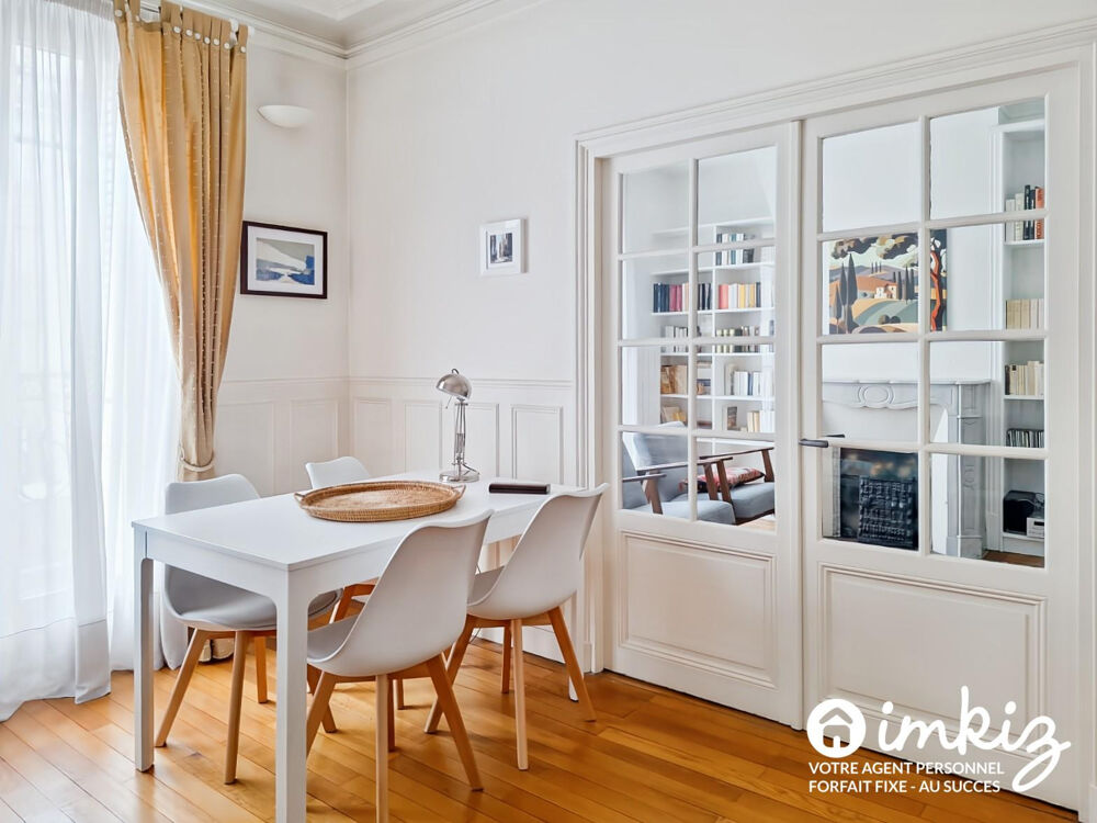 Vente Appartement Paris 18?  3 pièces avec balcon charme ancien Paris 18