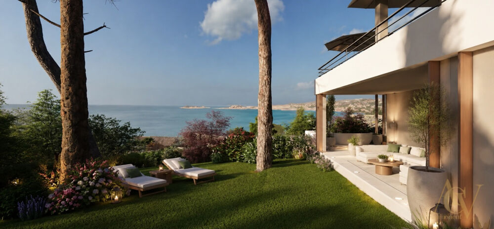 Vente Appartement 4 pièces haut de gamme avec jardin et vue mer - Sanary Sanary-sur-mer