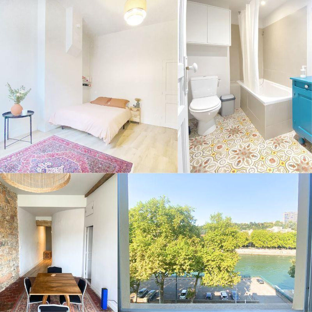 Location Appartement Charmant T2 67m² lumineux vue Saône Lyon 9