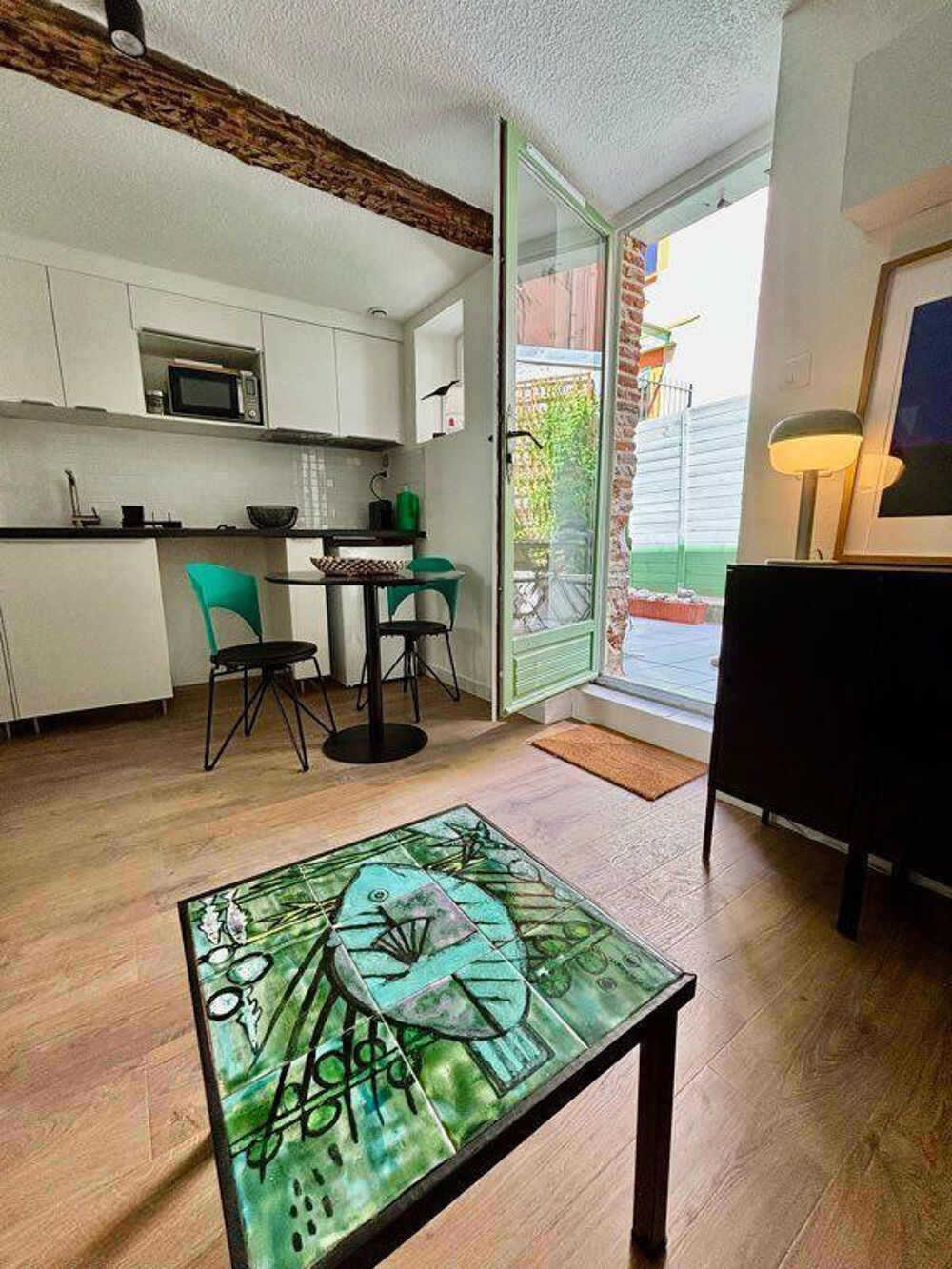 Location Appartement Studio meublé rénové + terrasse – calme – Dupuy / Toulouse