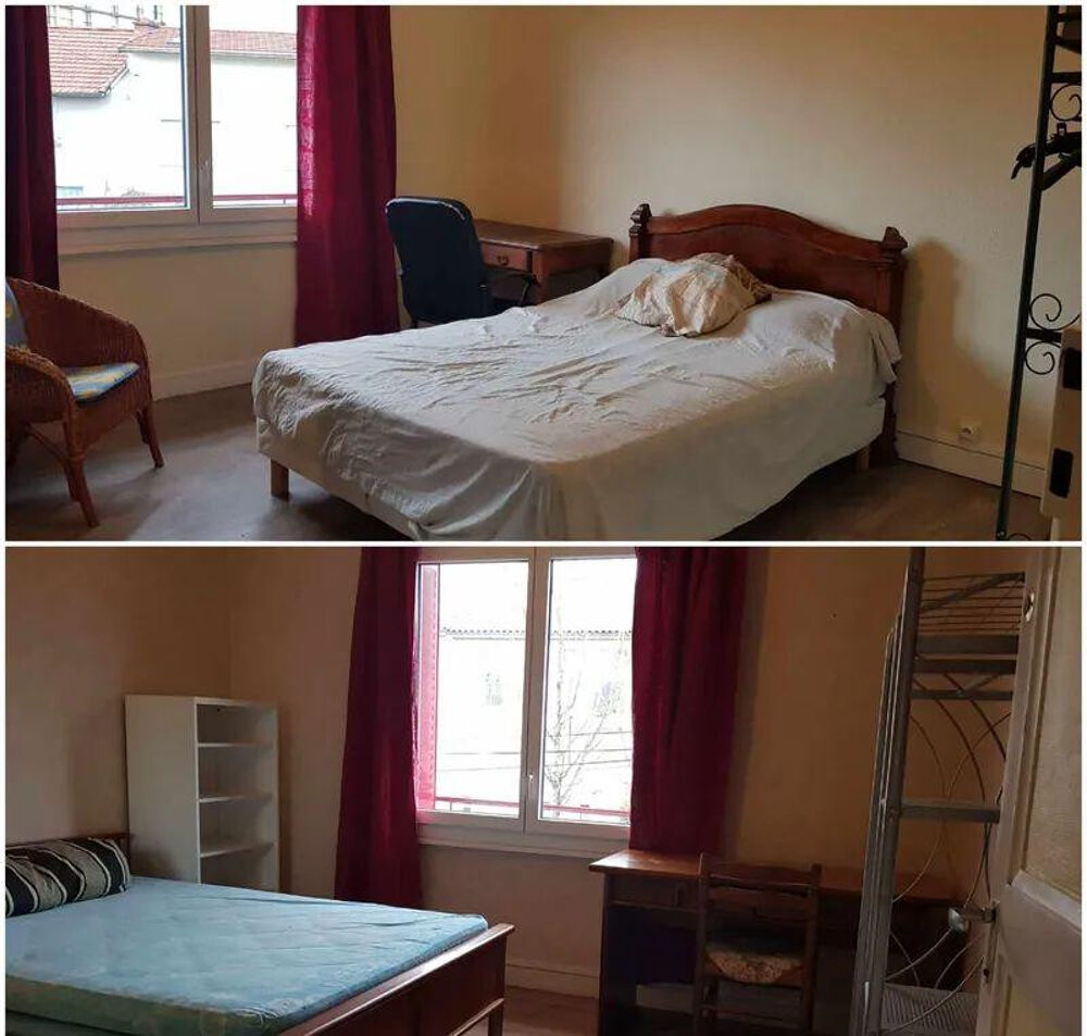 Location Appartement F3 meublé 50m2 +terrasse dans maison à Clermont Clermont-ferrand