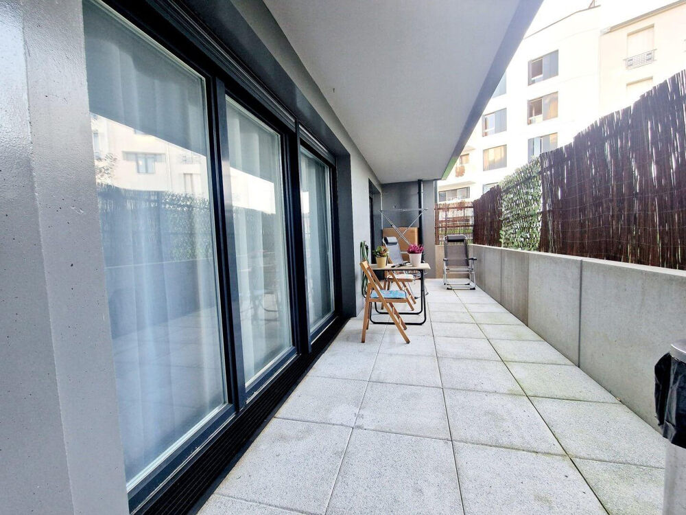 Location Appartement Beau 2P meublé 52m² récent avec terrasse Aubervilliers