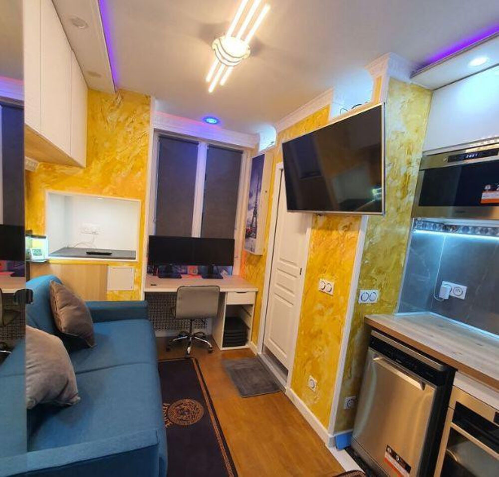 Location Appartement Somptueux Studio Meublé et Climatisé - Haute Stand Paris 15