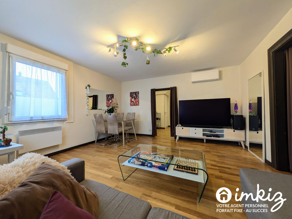 Vente Appartement T3  65m² traversant en RDC, luminosité et confort Illkirch-graffenstaden