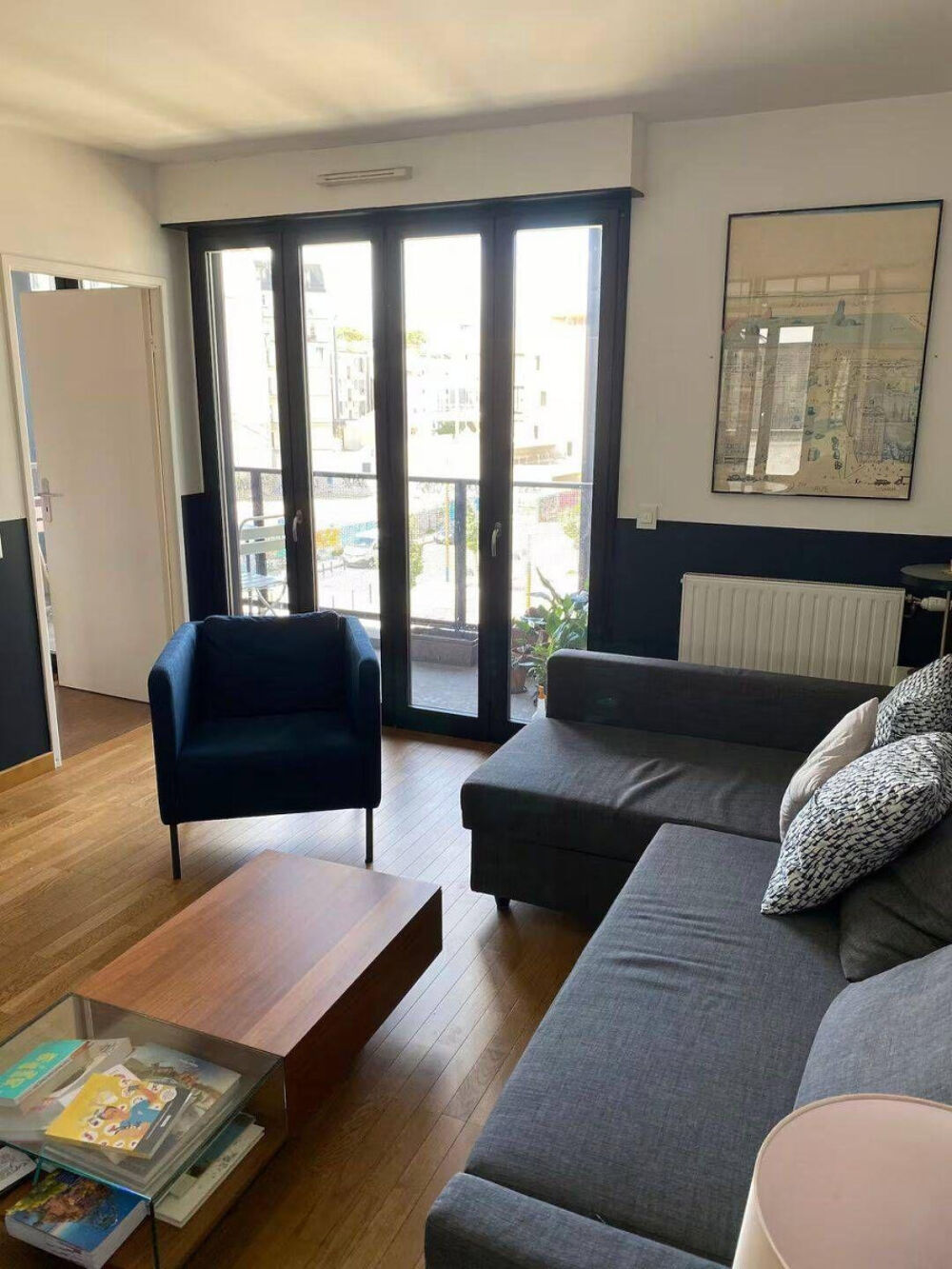 Location Appartement Beau 3P meublé 70m² Canal Pantin Pantin