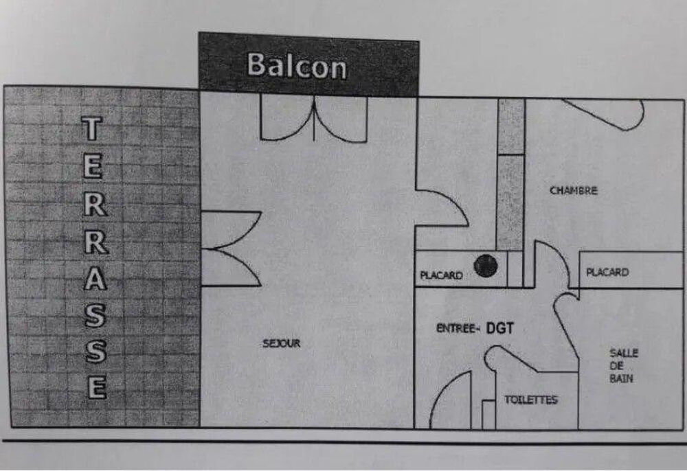 Location Appartement Beau 2P 47m² meublé avec terrasse et parking Grenoble