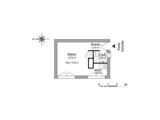  Appartement à louer 1 pièce 20 m²