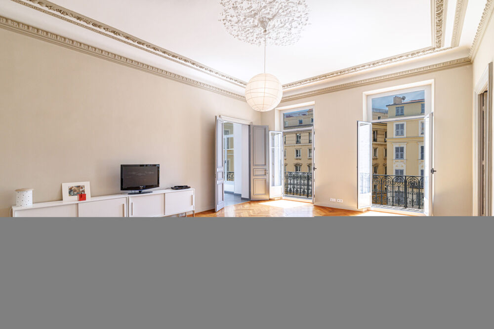 Nice Gioffredo - Magnifique appartement bourgeois de 6 pièces au coeur des commerces de la Place Massena et proche de la mer