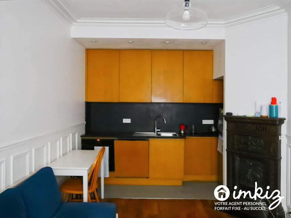 Vente Appartement 3P de 48,15 m² charme de l'ancien, calme sur cour Paris 18