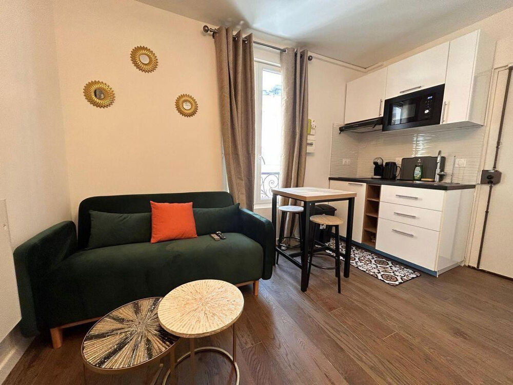 Location Appartement Studio Rénové 18m² Meublé Haut de Gamme Paris 19