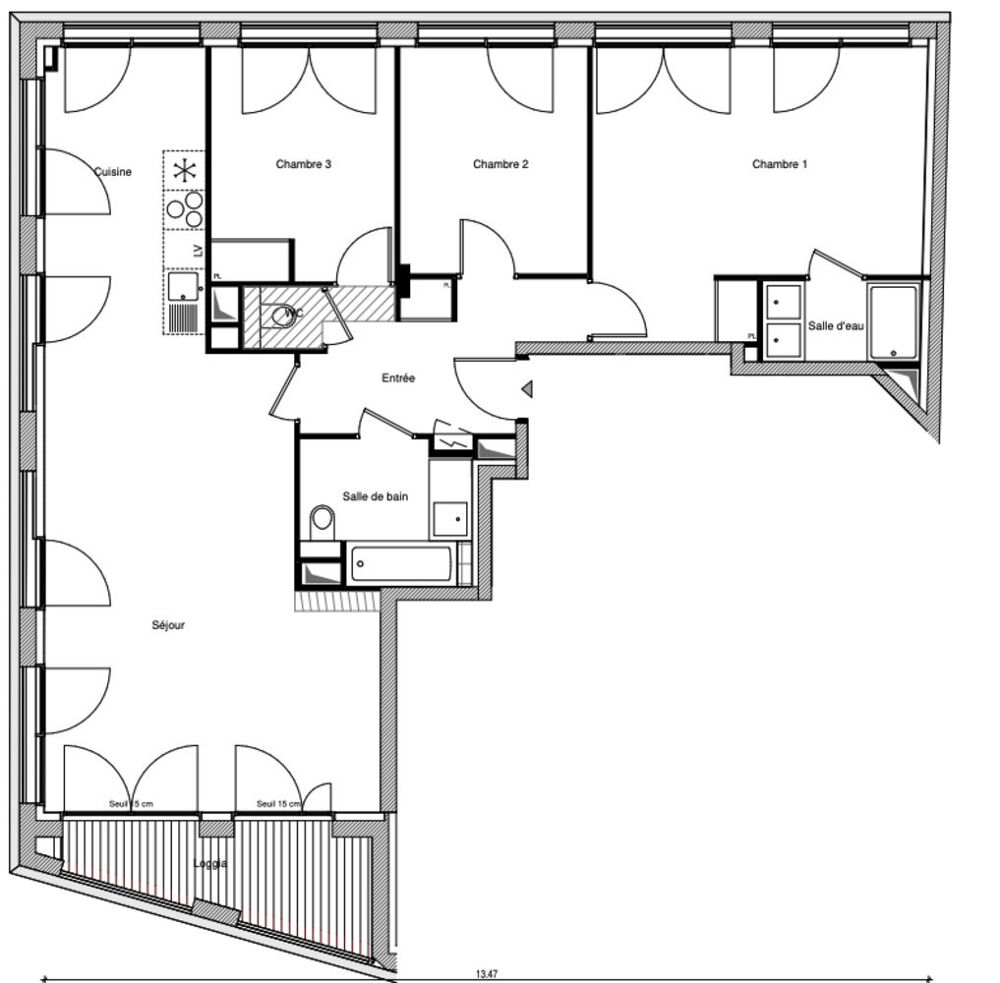 à vendre  Appartement Paris 12