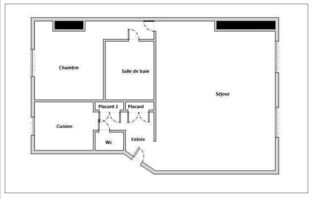  Appartement � louer 2 pi�ces 55 m�