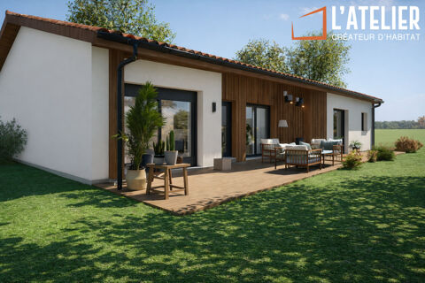   Terrain + construction � Labouheyre Maison - 4 pi�ce(s) - 90 m�