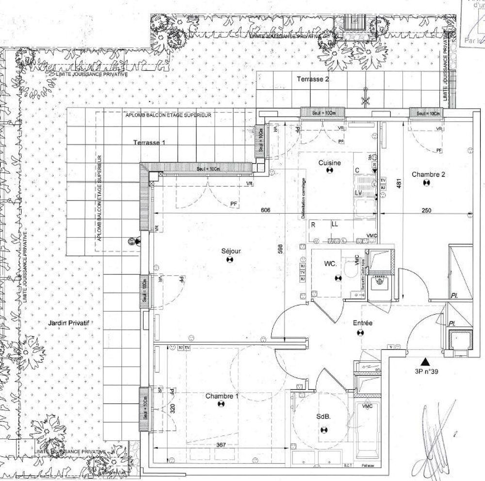 Location Appartement Location T3 neuf 63m2 à Châtenay Malabry + Jardin Châtenay-malabry