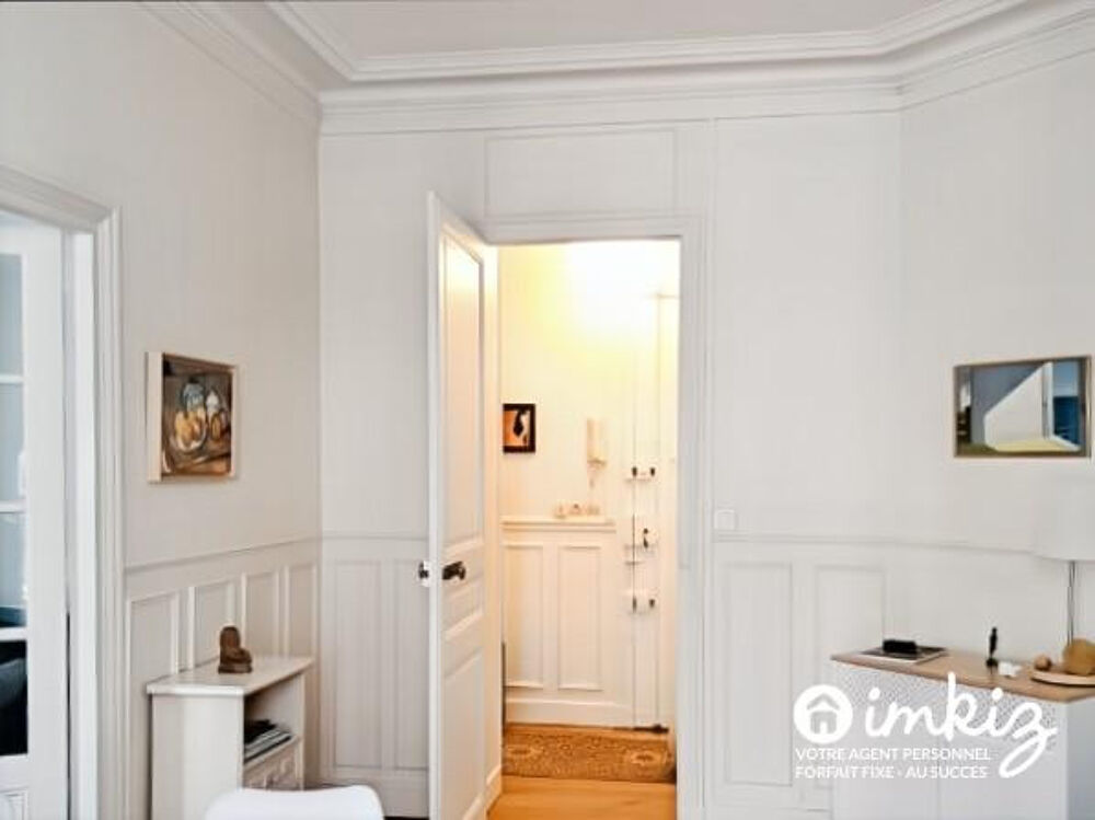 Vente Appartement Paris 18?  3 pièces avec balcon charme ancien Paris 18