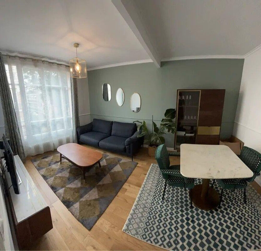 Location Appartement Beau 2P meublé 42m² proche gare d'Asnières Asnières-sur-seine
