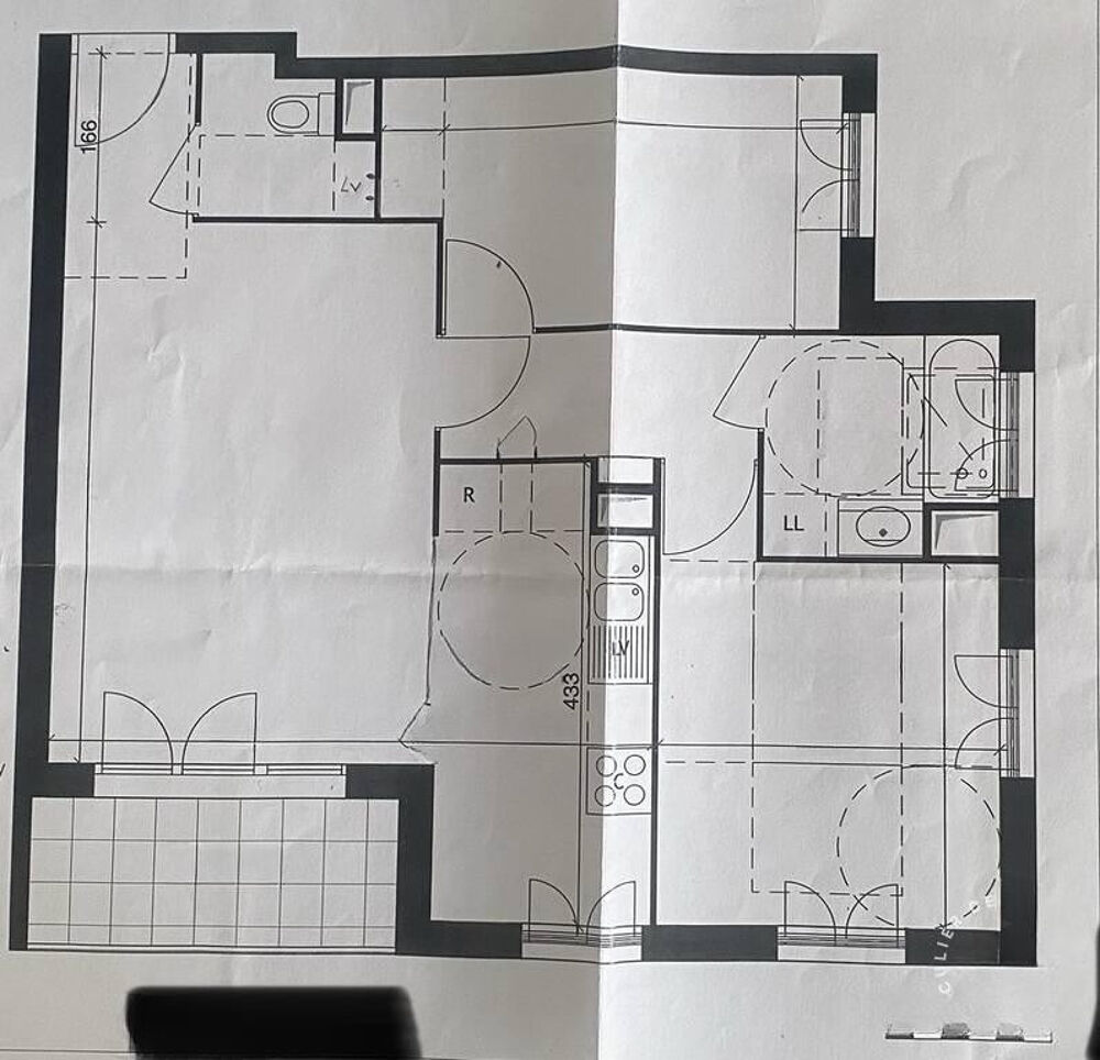 Location Appartement Beau 3P meublé 64m² avec balcon 5m² Drancy