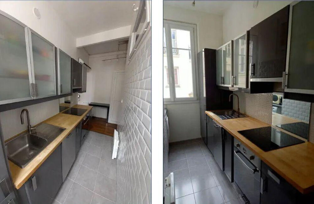 Location Appartement Beau 2P meublé et fonctionnel de 37m² proche Pajol Paris 18