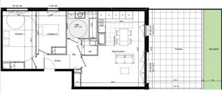  Appartement à vendre 3 pièces 