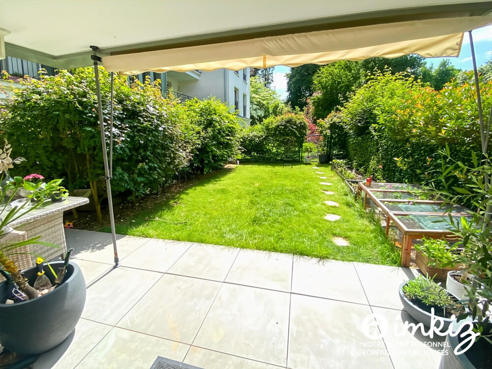 4 pièces en rez-de-jardin avec terrasse, jardin